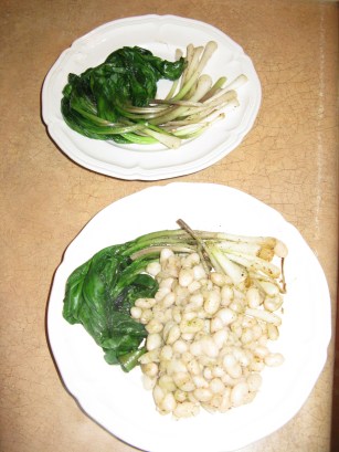 Cannelini Beans, Zatar and Wild Leeks