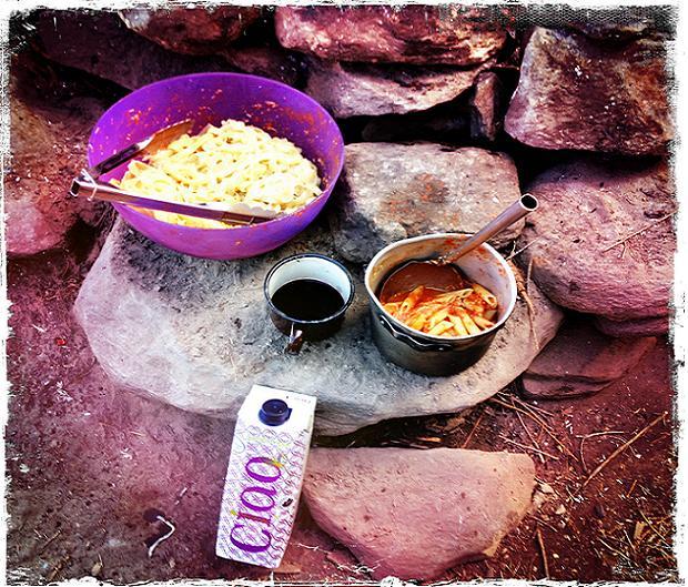 Pasta with Ciao Sangiovese