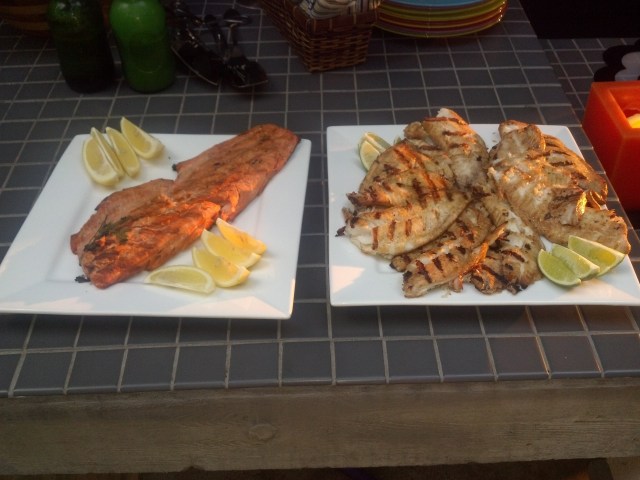 Salmon and Tilapia