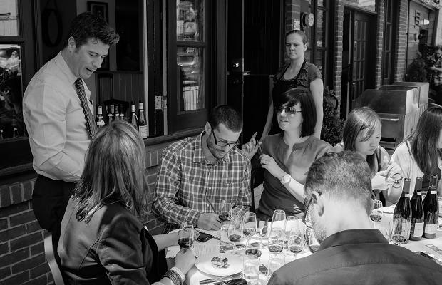 Anthony Collet discussing Beaujolais Photos: Daniel Yam/www.danielyamphotography.com)