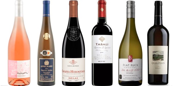 From left: Quails' Gate Merlot 2011