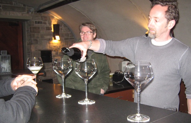 Tawse winemakers Rene Van Ede and Paul Pender