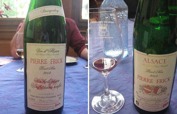 Pierre Frick Pinot Noir Strangenberg 2003 and Pinot Noir 2008