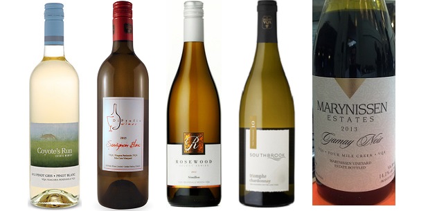 From left to right: Marynissen Estates Gamay Noir 2013