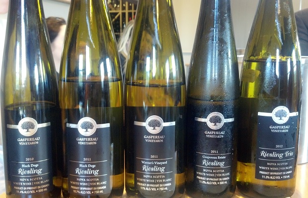 The Rieslings of Gaspereau Vineyards - Front Label