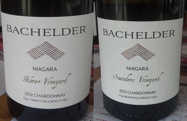 Niagara Chardonnay Wismer Vineyard 2012 and Niagara Chardonnay Saunders Vineyard 2012