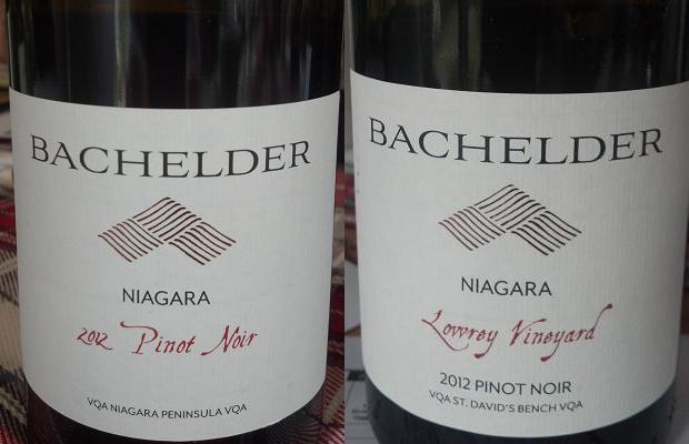 Pinot Noir Niagara 2012 and Pinot Noir Lowrey Vineyard 2012