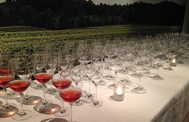 Champagne begins the pirates on a picnic dinner in the downstairs private dining space at Splendido Toronto