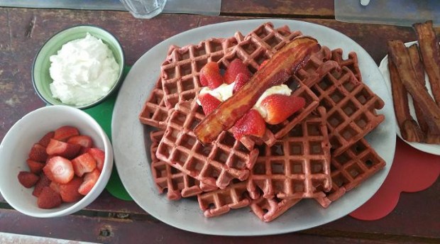 Red Velvet Waffles
