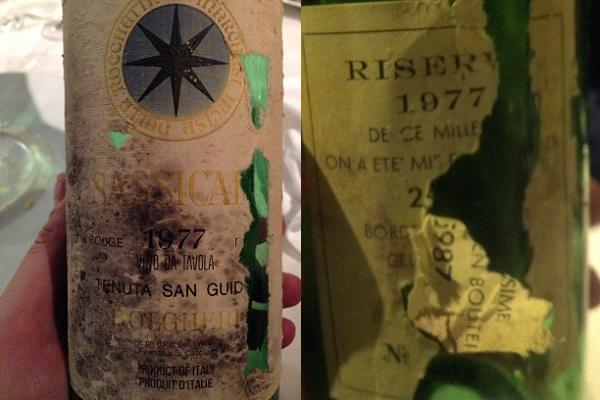 Tenuta San Guido Sassicaia 1977