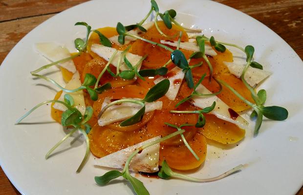 Beet, padano, sunflower sprout, balsamic, lemon, terrabianca olive oil