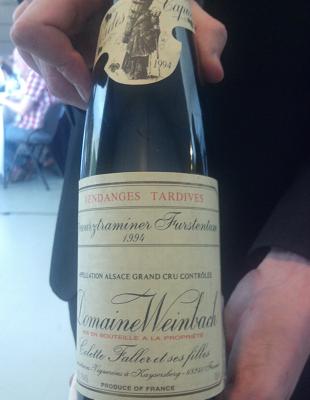 Domaine Weinbach Gewürztraminer Furstentum Grand Cru Vendanges Tardives 1994