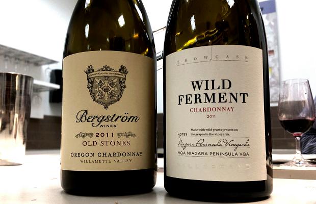 Bergstrom Old Stones Chardonnay 2011 and Hillebrand Showcase Series Wild Ferment Chardonnay 2011