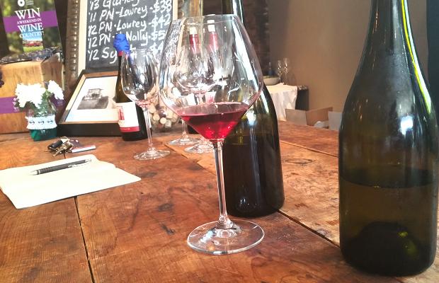 At the Leaning Post tasting