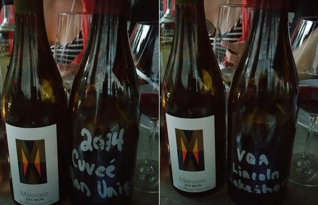 Malivoire Melon 2014 and Pearl Morissette Gamay Cuvée Mon Unique 2014