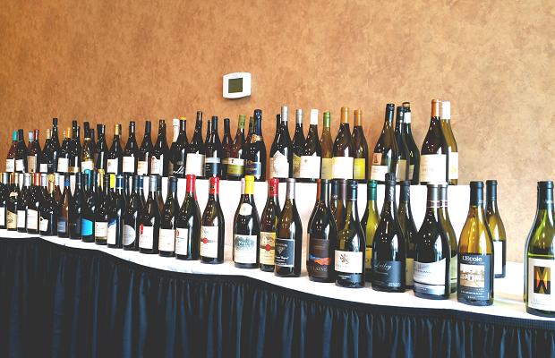 Cool Chardonnay in the media room at White Oaks Conference Resort and Spa