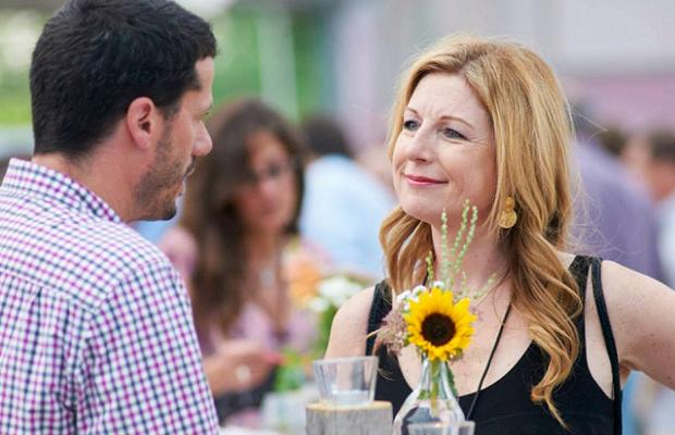 Godello and Magdalena Kaiser of Wine Country Ontario at Barrels and Bonfires, 13th Street Winery (c) Elena Galey-Pride, www.winestains.ca