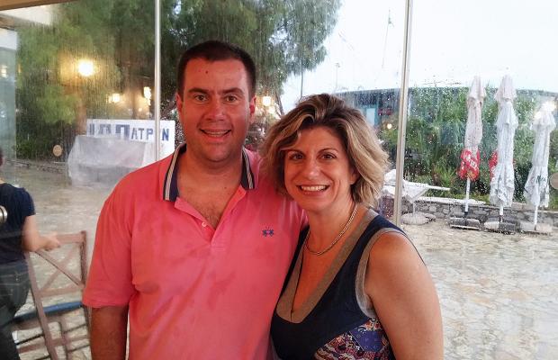 Konstantinos Lazarakis M.W. and Sofia Perpera, New Wines of Greece at the Sailing Club Restaurant, Patras