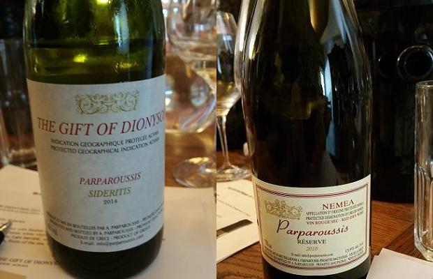Parparoussis Sideritis Gift of Dionysus 2014 and Agiorgitiko Reserve 2010