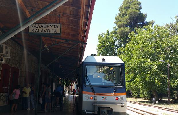 Train from Ano Diokopto to Kalvryta