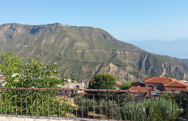 View of the mountains from Tetramythos, Aigialia, Peloponnese
