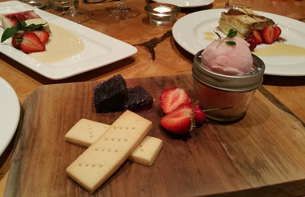 Desserts at Le Caveau, Domaine de Grand Pré Vineyards, Wolfville, Nova Scotia