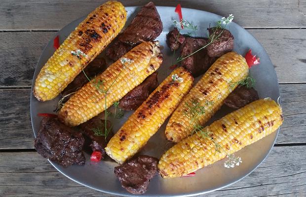 Grillin' it, Veal sirloin and Ontario corn