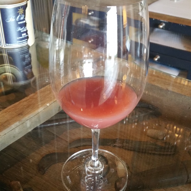 First press from first pick of 2015 Cabernet Franc