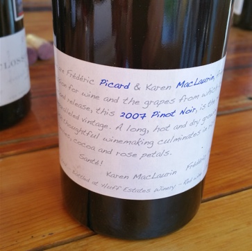 Huff Estates Pinot Noir 2007