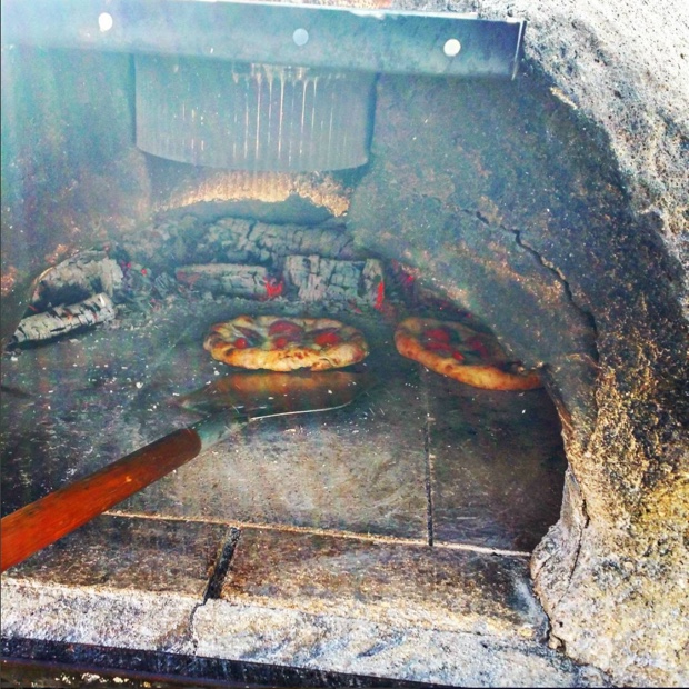 Pizza by Geoff Heinricks at The Old Third Vineyard