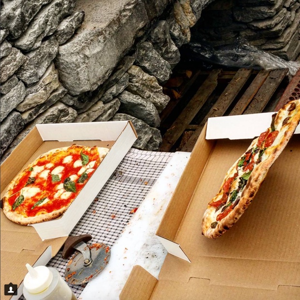 Pizza by Norman Hardie Winery