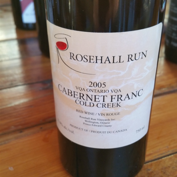 Rosehall Run Cabernet Franc Cold Creek 2005