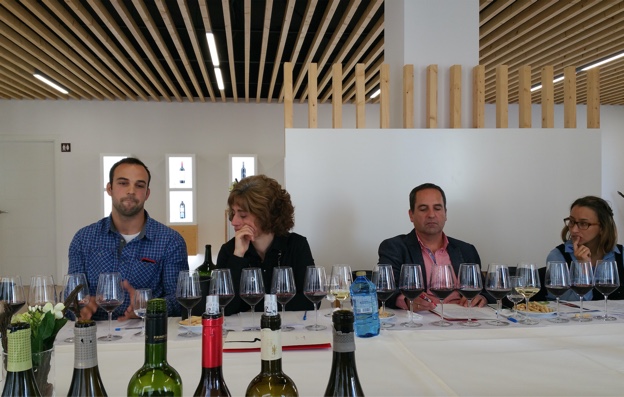 Somontano winemakers at Bodega Pirineos