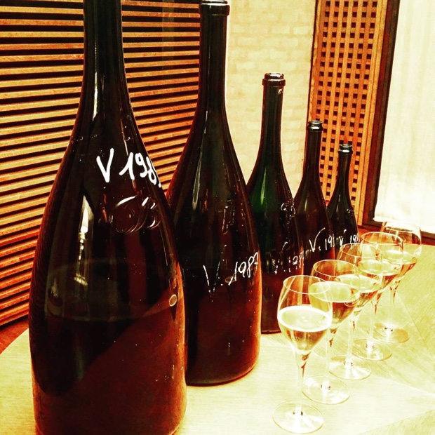 Five little ducks all in a row @BellaVistaVino #anothersongaboutthefizz #franciacorta #largeformats #1987 #1989