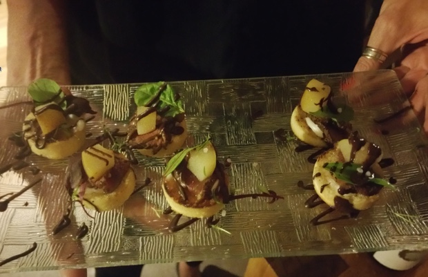 Venison and salted chocolate, Longridge Estate