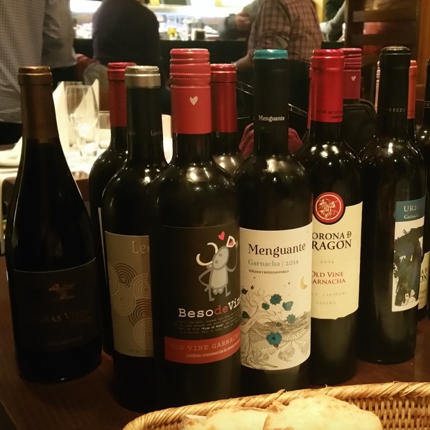 Wines of Cariñena at Restaurante Palomeque
