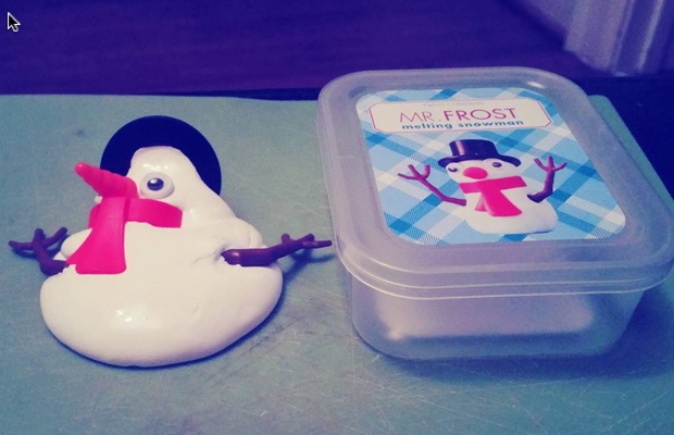 Mr. Frost the melting snowman