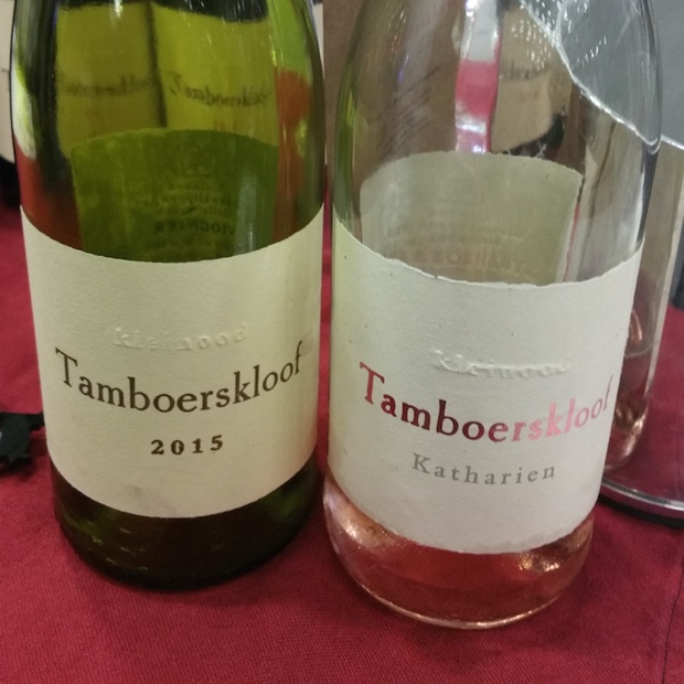 Tamboerskloof Viognier 2015 and Shiraz Rosé Katharien 2015