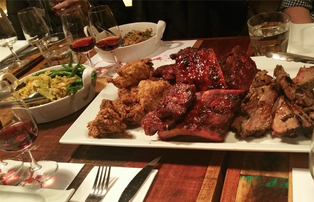 Barque Butcher Bar Fried Chicken, 'Bama Baby Back Ribs and 12-Hour Beef Brisket