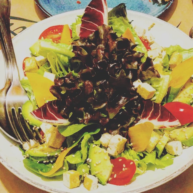 Such a salad speaks volumes. So much more to come from the @chef_lucatelli arsenal #benessere