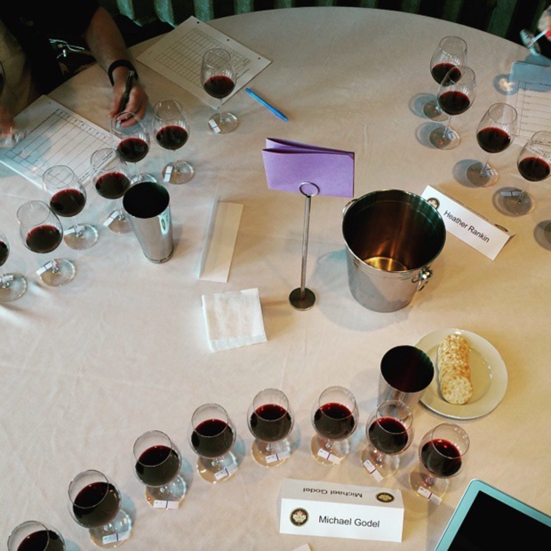 Day 2 #NWAC15 with @curlyluddite and the maestro @DavidLawrason .. I will taste f'in #merlot !! @winealign