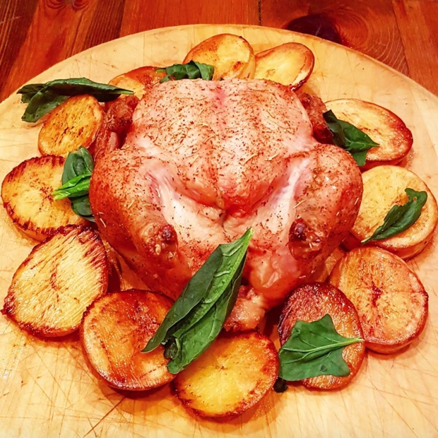 Look at all that chicken