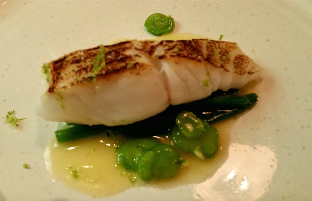 lasperule-barbue-brulee-legumes-verts-croquants-jus-daretes-a-lugli